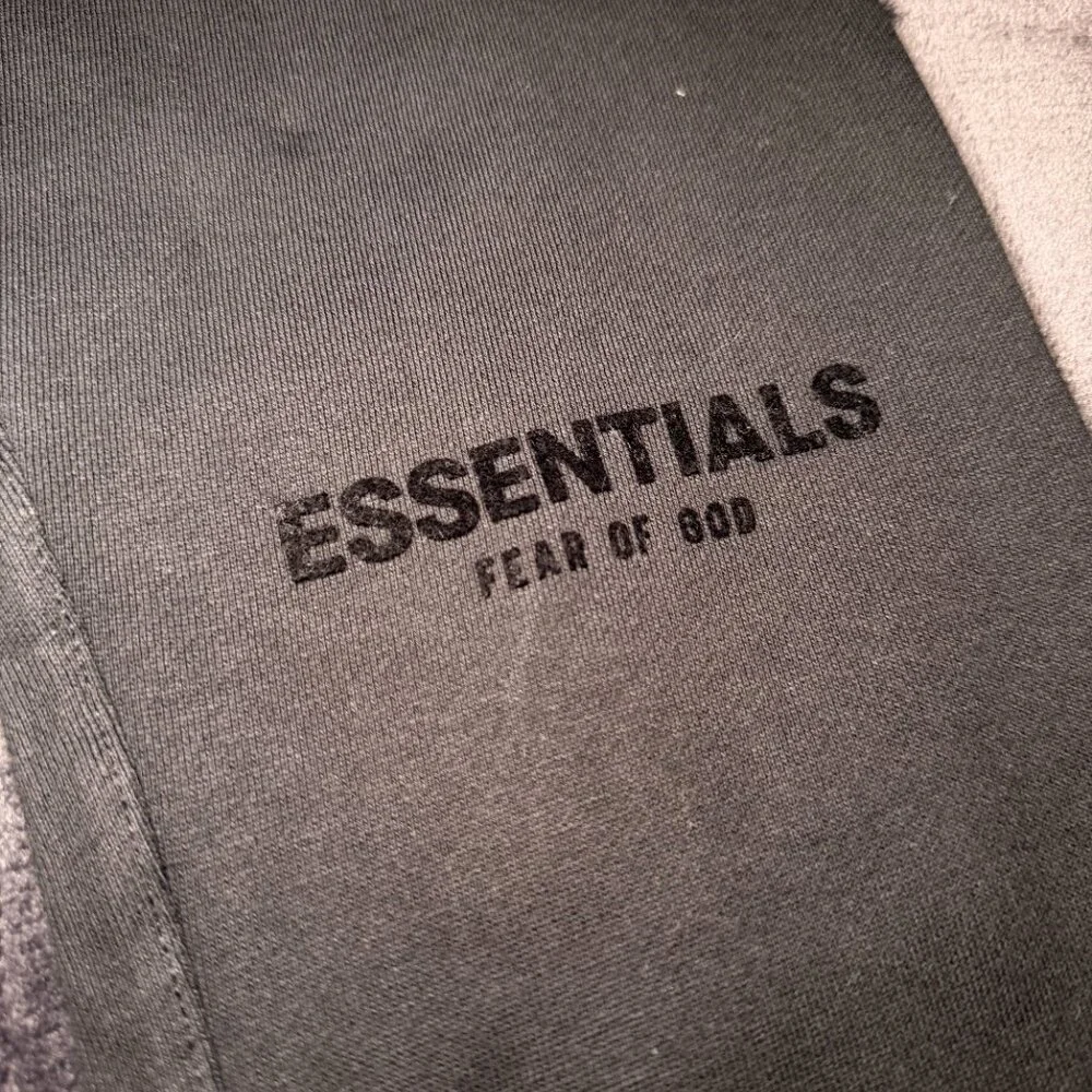 Combo Set Fear of God Essentials Black Hoodie & Sweatpants BNWT Authentic ✅ - Picture 10 of 11